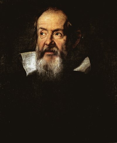 Portret van Galileo Galilei, Italiaanse astronoom door Justus Sustermans