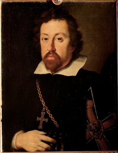Portret van Maximiliaan III van Oostenrijk (Maximiliaan III van Habsburg, bekend als de Duitse Meester) door Justus Sustermans