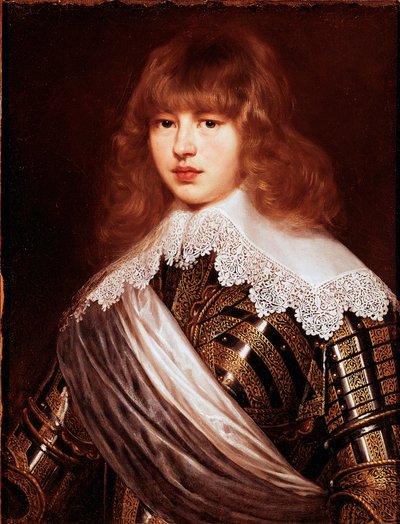 Portret van Prins Valdemar Christian van Denemarken door Justus Sustermans