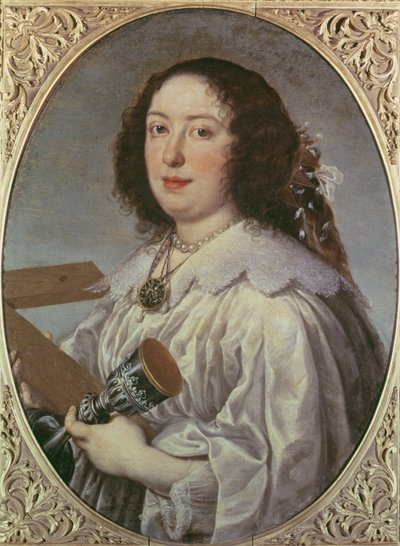 Portret van Vittoria della Rovere als St. Helena, 1669 door Justus Sustermans