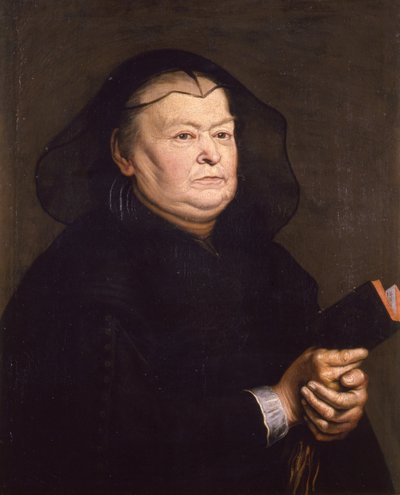 Portret van een Weduwe, 1630-1640 door Justus Sustermans