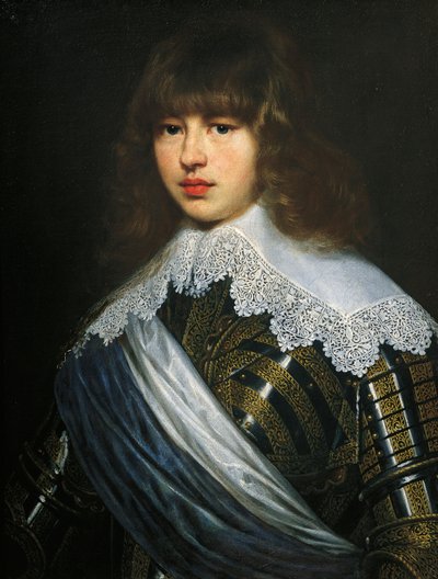 Portret van Christiaan V van Denemarken door Justus Suttermans