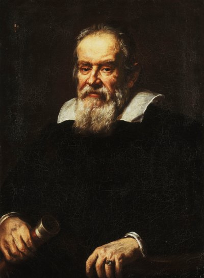 Portret van Galileo Galilei door Justus Sustermans