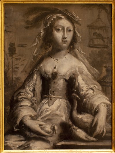 Allegorie van de lucht. Schilderij door Juste d