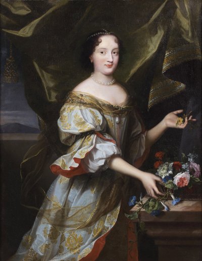 Portret van Hortense Mancini () door Justus van Egmont
