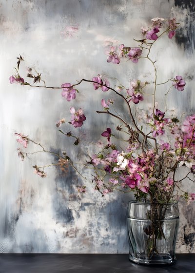 Tere roze bloesems door Justyna Jaszke