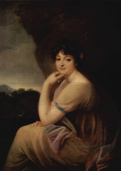 Portret van Yekaterina Bakunina 1777-1846 door Józef Grassi