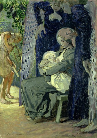 Heilige Familie, c.1913 door Józef Mehoffer