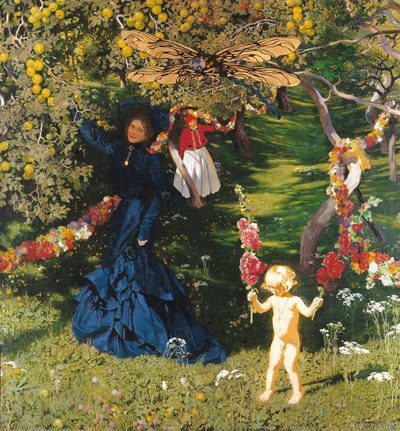 De Vreemde Tuin door Józef Mehoffer