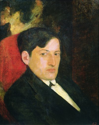 Portret van D. Shevardnadze, 1921 door K. Magalashvili