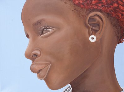 Bruine Introspectie, 2007 door Kaaria Mucherera