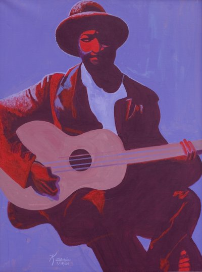 Paarse Blues, 2006 door Kaaria Mucherera