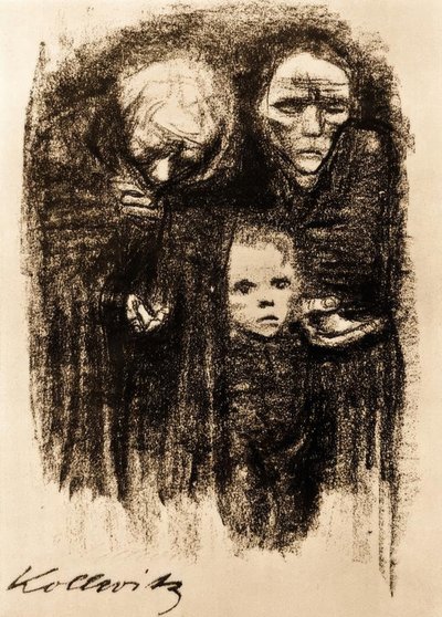 Bedelaar door Käthe Kollwitz