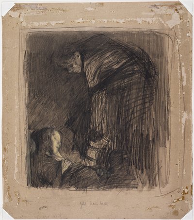 Begrafenis, c.1903 door Käthe Kollwitz
