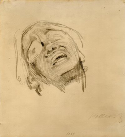 Vrouwenhoofd door Käthe Kollwitz