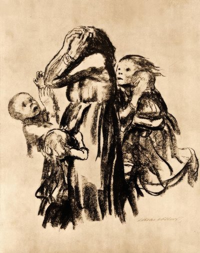 Gevallen door Käthe Kollwitz