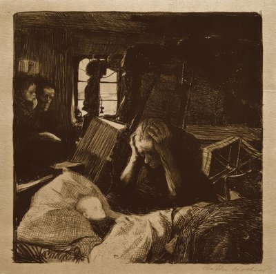 Nood door Käthe Kollwitz
