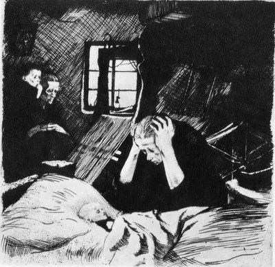 Nood door Käthe Kollwitz