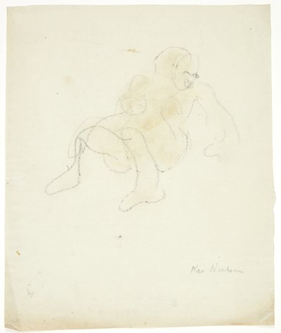 Liggende vrouw door Kai Nielsen