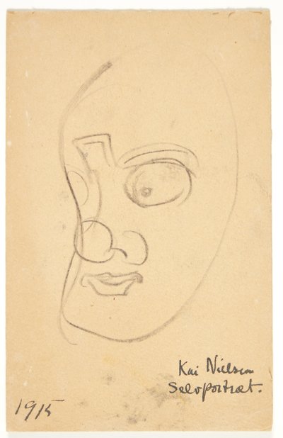Zelfportret door Kai Nielsen
