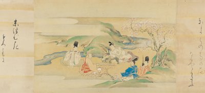 Het verhaal van Genji Genji monogatari, 17e eeuw door Kaiho Yusetsu