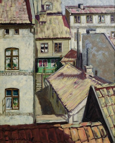 Uitzicht vanaf Christiania, Oslo door Kalle Lochen