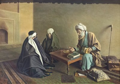 De waarzegger, Kamal-ol-Molk, museum voor schone kunsten, Sa