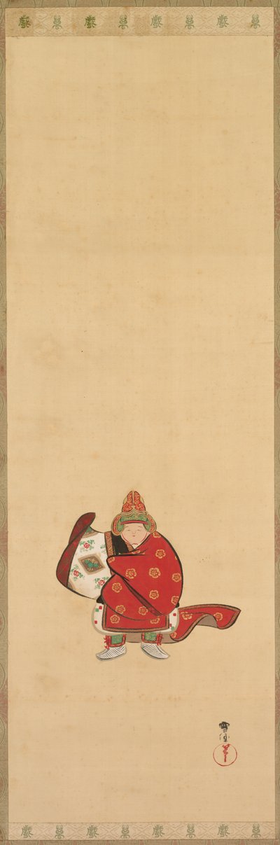 Bugaku Danser door Kamisaka Sekka