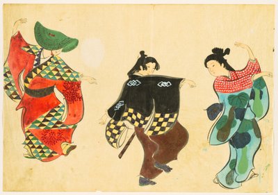 Bloemen van Honderd Werelden: Dansen door Kamisaka Sekka