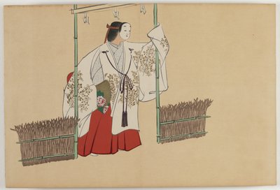 Bloemen van honderd werelden (Momoyogusa): Nonomiya (Nonomiya) door Kamisaka Sekka