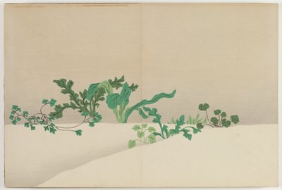 Bloemen van Honderd Werelden: Zeven Kruiden van de Vroege Lente door Kamisaka Sekka