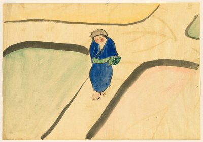 Bloemen van honderd werelden (Momoyogusa): Lenteland (Haru no tanomo) door Kamisaka Sekka