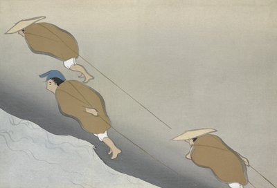 Hikifune, uit Momoyo-gusa (De wereld van dingen) Vol II, pub.1909 door Kamisaka Sekka