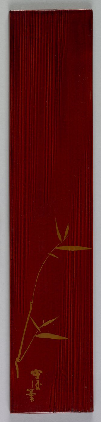 Gedichtenkaartdoos deksel, 1868-1912 door Kamisaka Sekka