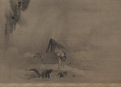 Avondbui door Kanō Tan’yū
