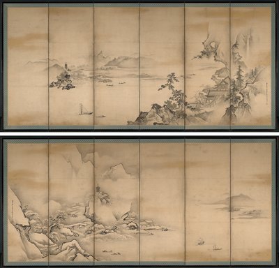 De vier seizoenen door Kanō Tan’yū