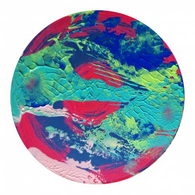 Levendige abstracte stroming door Kanat Ibragimov