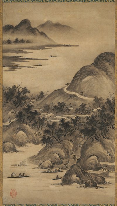 Seizoenslandschappen door Kano Hideyori