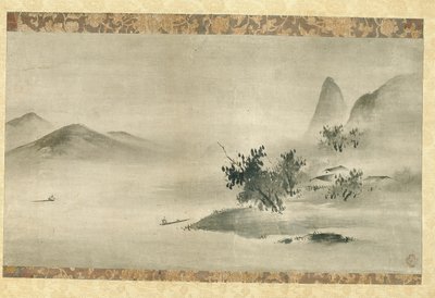 Inktlandschap door Kano Motonobu