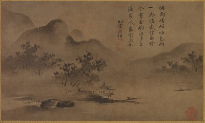 Landschap door Kano Motonobu