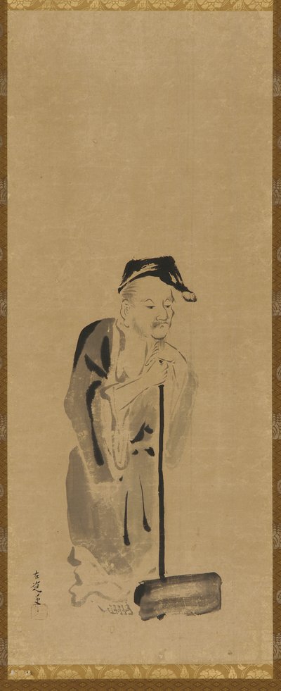 Shide (Jittoku) door Kano Sadanobu