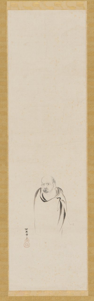 Bodhidharma, Edo-periode, 17e eeuw door Kanō Tan’yū