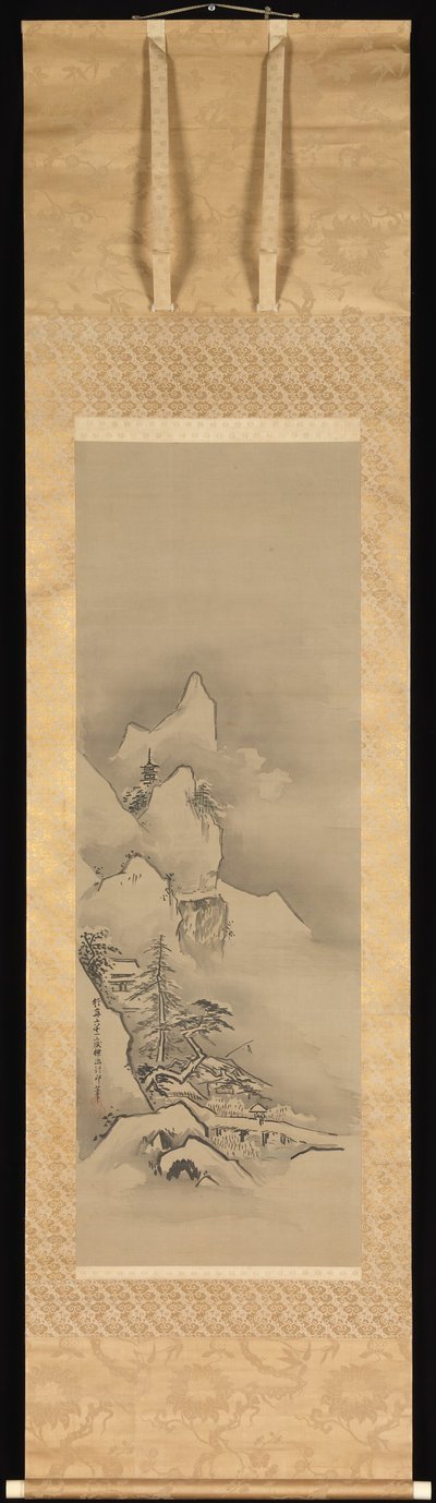 Winterlandschap, 1662 door Kanō Tan’yū