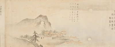 Acht Zichten van de Xiao en Xiang Rivieren, 1675 door Kano Toun