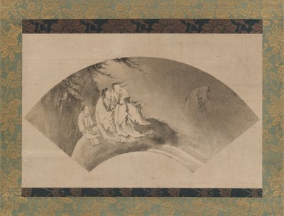 Resshi Vliegend op een Wolk door Kano Yukinobu
