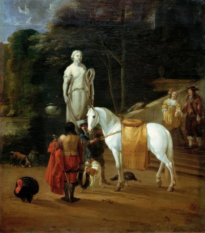 Afscheid voor het paleis door Karel Dujardin