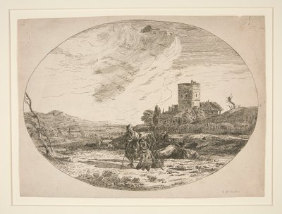 Bucolisch landschap door Karel Dujardin