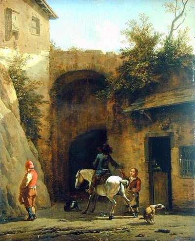 Voor de Herberg, 1658 door Karel Dujardin