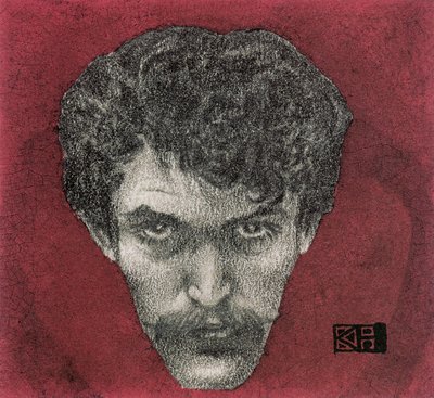 Rood Zelfportret, 1897 door Karel Hlavácek