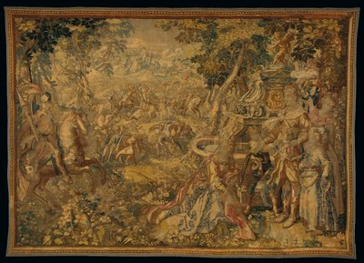 Delfts Mythologisch Wandtapijt, door Franciscus Spierinckx, begin 17e eeuw door Karel Van Mander